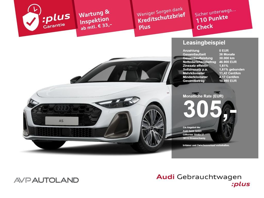 Audi A5 Avant TFSI S tronic S line edition one AHK Leasing
