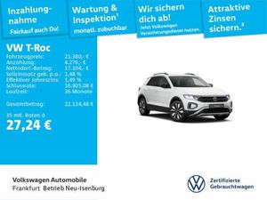 Volkswagen T-Roc Life GOAL 1.0 TSI 6-Gang NAV LED ACC APP
