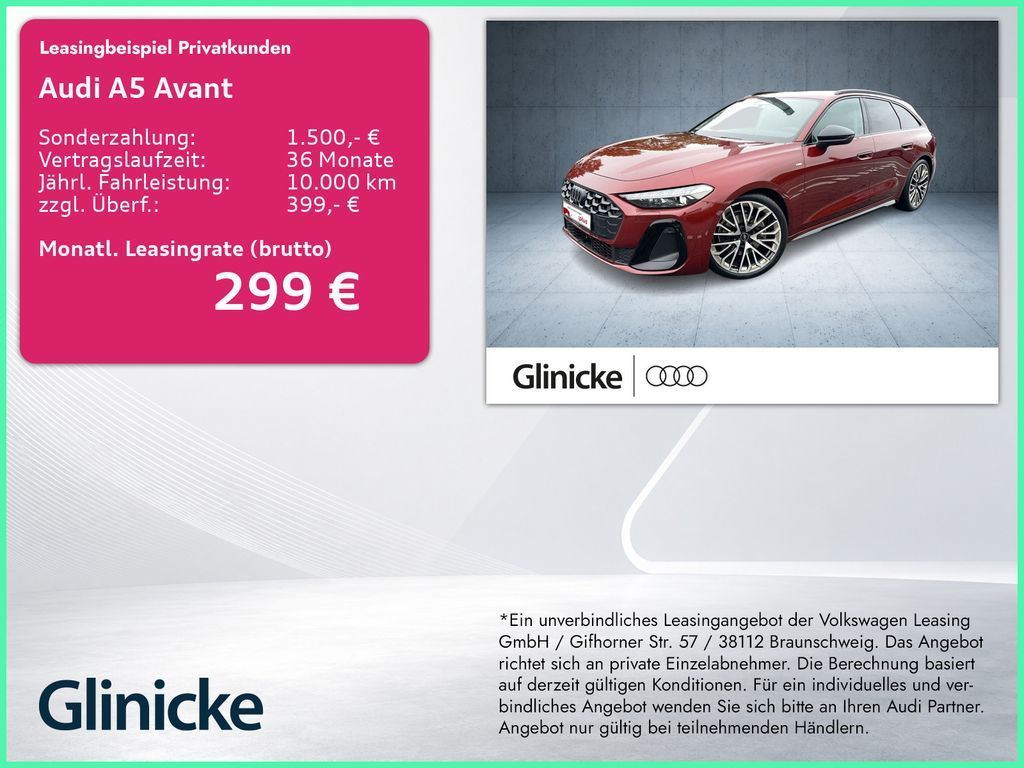 Audi A5 Avant TFSI S line LED+/Nav/Kam/ACC/Assist/20