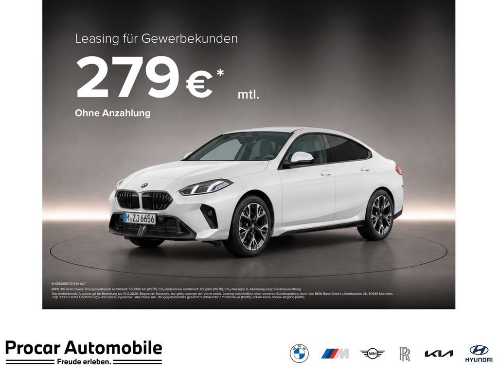 BMW 216 | Sportlichkeit neu definiert Leasing