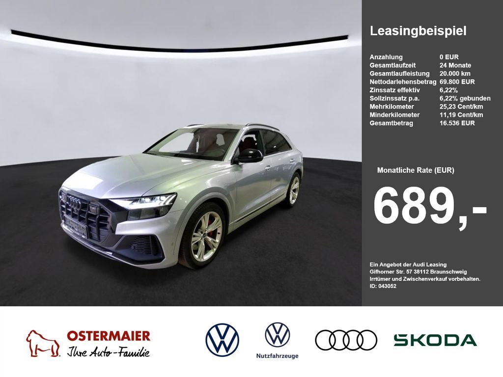 Audi SQ8 TFSI 507PS QUATTRO.MATRIX.AHK.STDHZG.PANO.HE Leasing