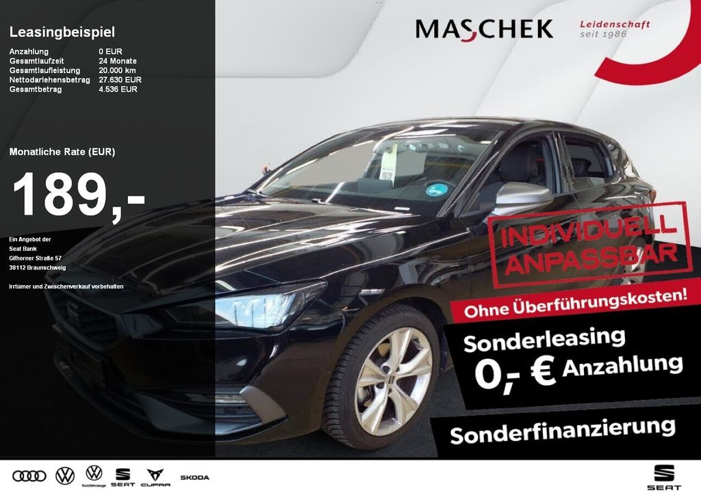 Seat Leon FR 2.0 TDI DSG Navi RearView Sitzh. ACC ACC Leasing