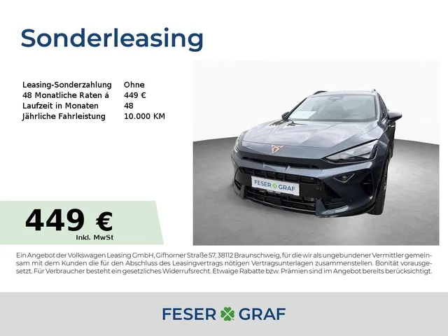 Cupra Formentor VZ e-Hybrid MATRIX AHK TOP VIEW