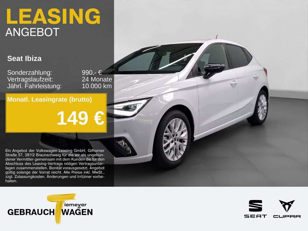 Seat Ibiza 1.5 TSI DSG FR NAVI ACC GJR SITZHZ PDC+ Leasing