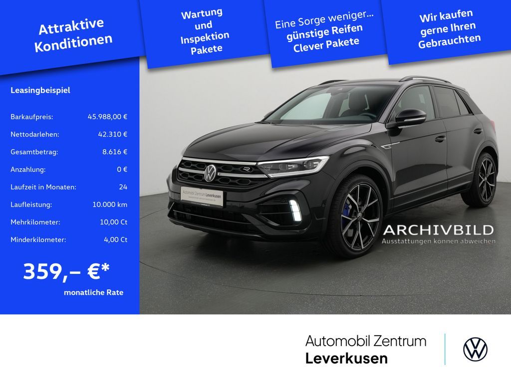 Volkswagen T-Roc R MATRIX PANO AHK AKRAPOVIC ACC LEDER NAVI Leasing