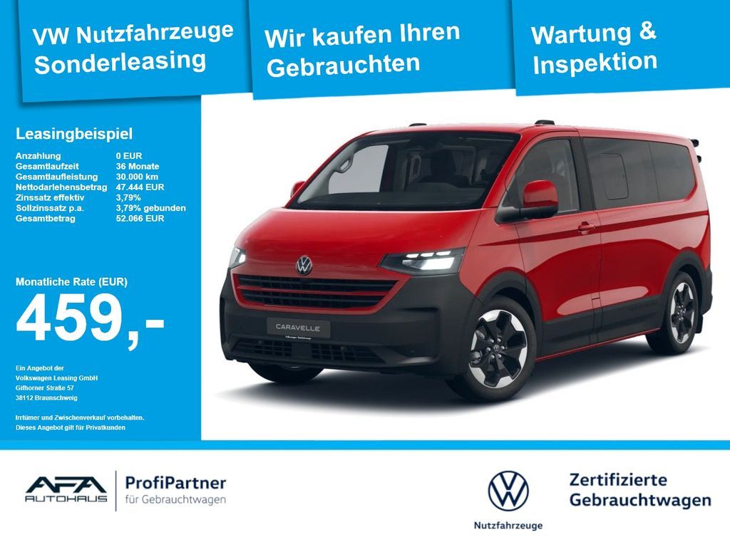 Volkswagen T7 e-Caravelle PanAmericana LED*AHK*Navi*RFK Leasing