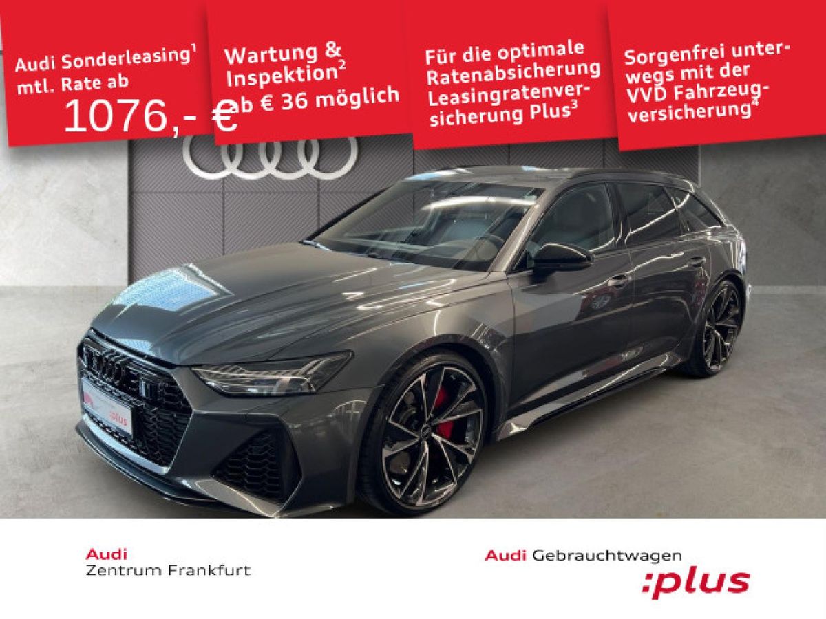 Audi RS6 Avant Quattro tiptronic Laser HuD StdHz AHK B&O Leasing