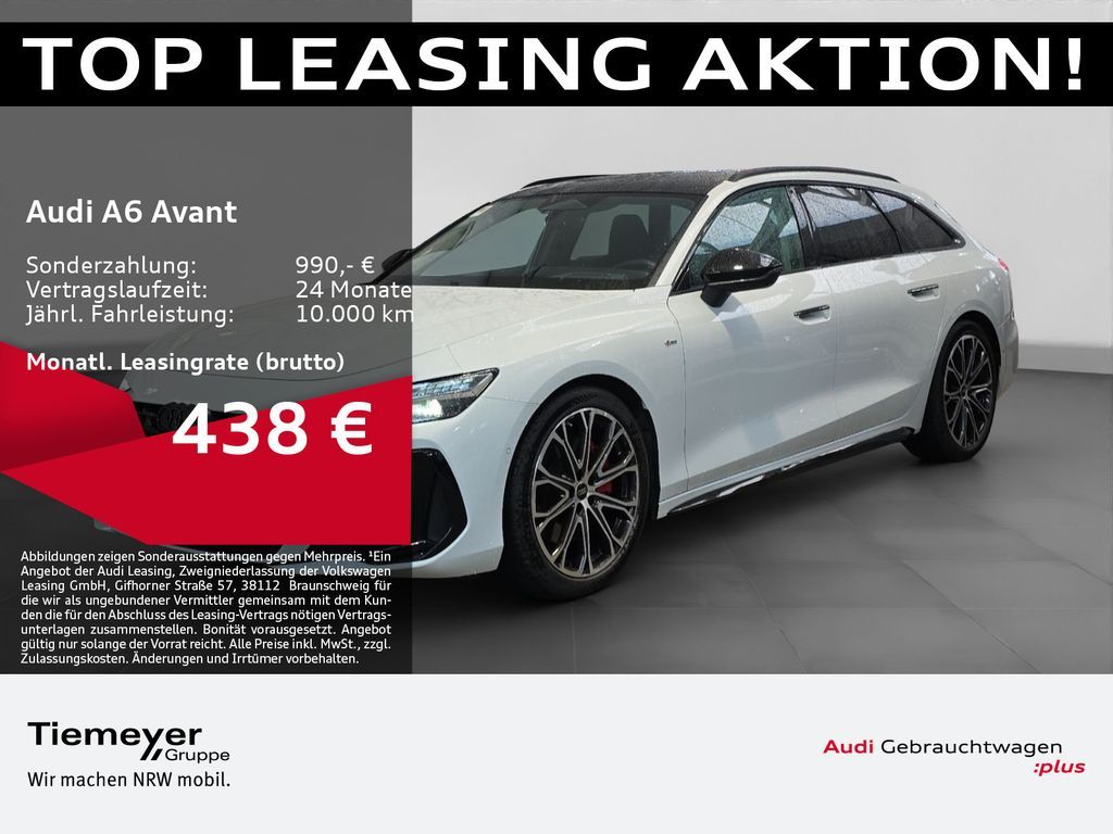 Audi A6 Avant TFSI Q S LINE UPE98 LM20 PANO AHK BuO Leasing