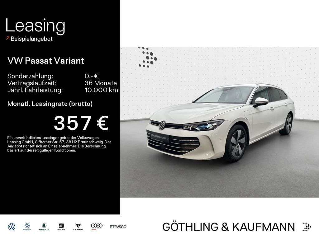 Volkswagen Passat Variant 1.5 TSI eHybrid DSG  Business*Nav Leasing