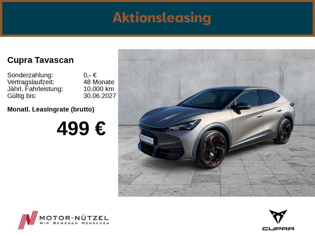 Cupra Tavascan VZ Extreme Pack Below Zero Leasing