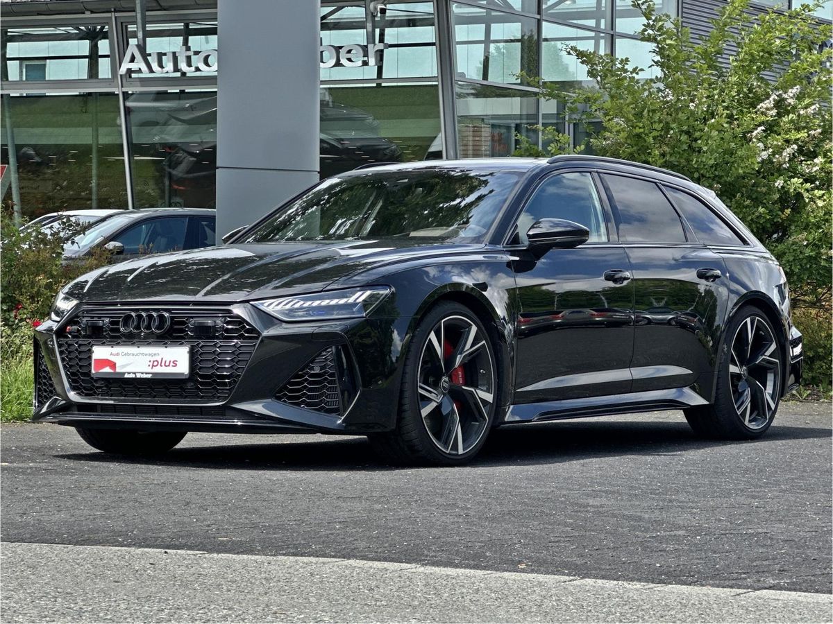 Audi RS6 Avant BLACK PANO HUD LASER NACHTS 280km/h Leasing