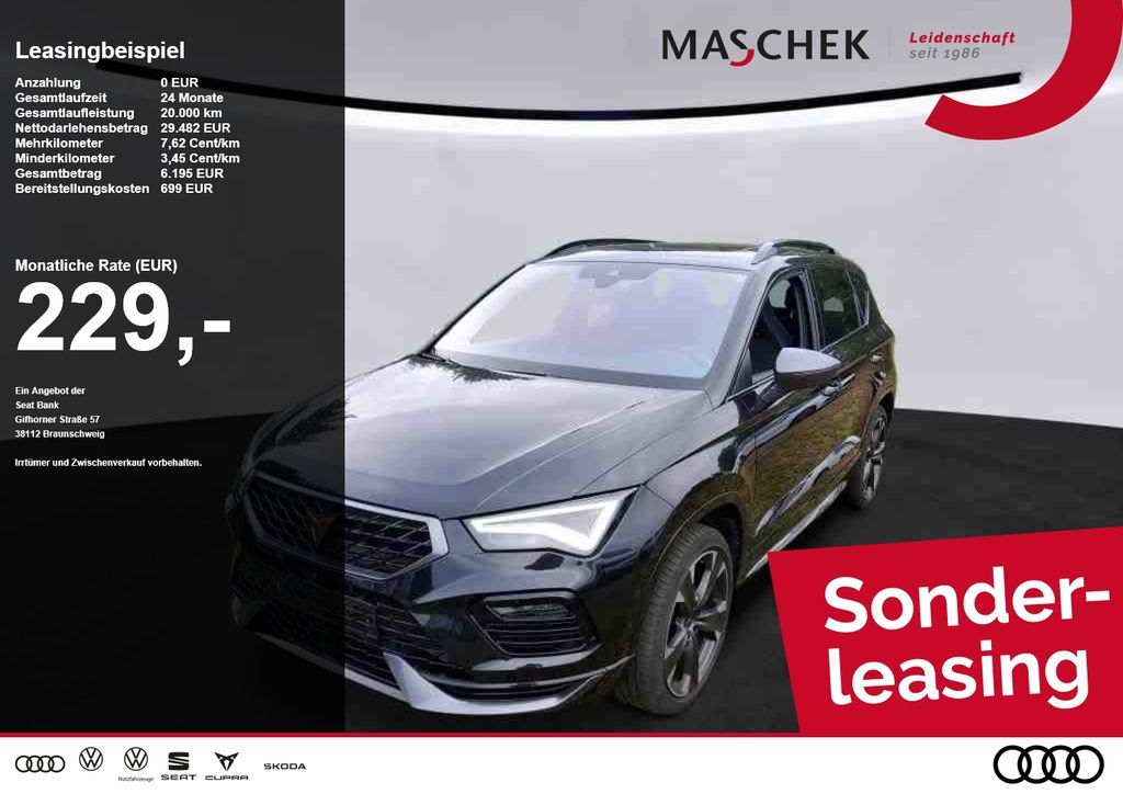 Cupra Ateca VZ 2.0 TSI DSG AHK Pano Beats Lenkh Supers Leasing