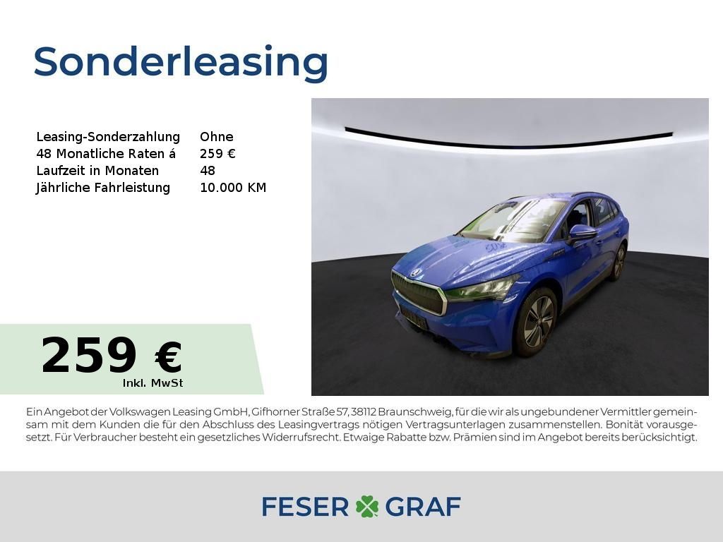 Skoda Enyaq 50 Loft NAVI/RFK/LED/SmartLink/PDCv+h Leasing
