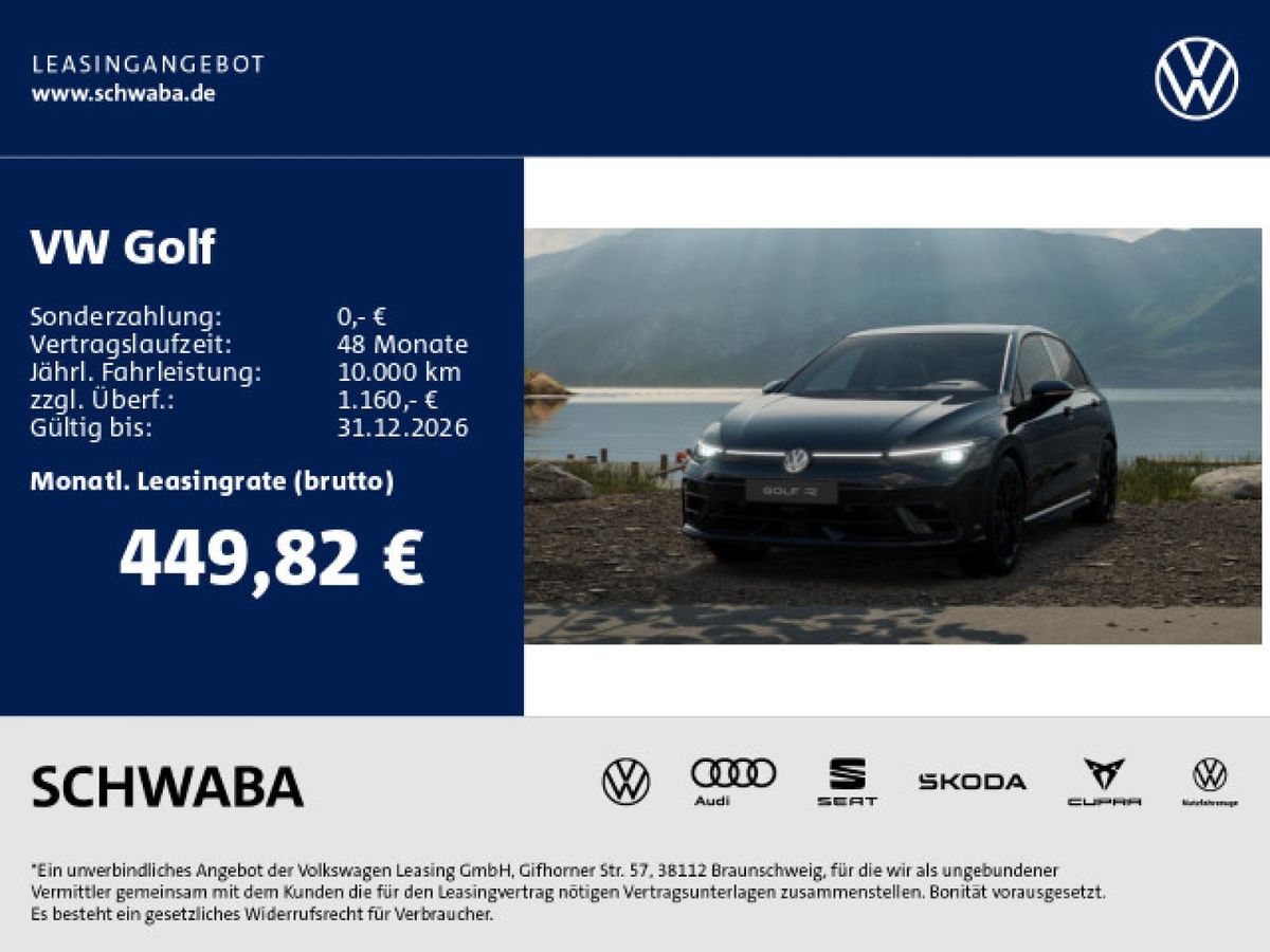 Volkswagen Golf R 2,0l TSI 4M DSG *AREA*ACC*DCC*IQ Leasing