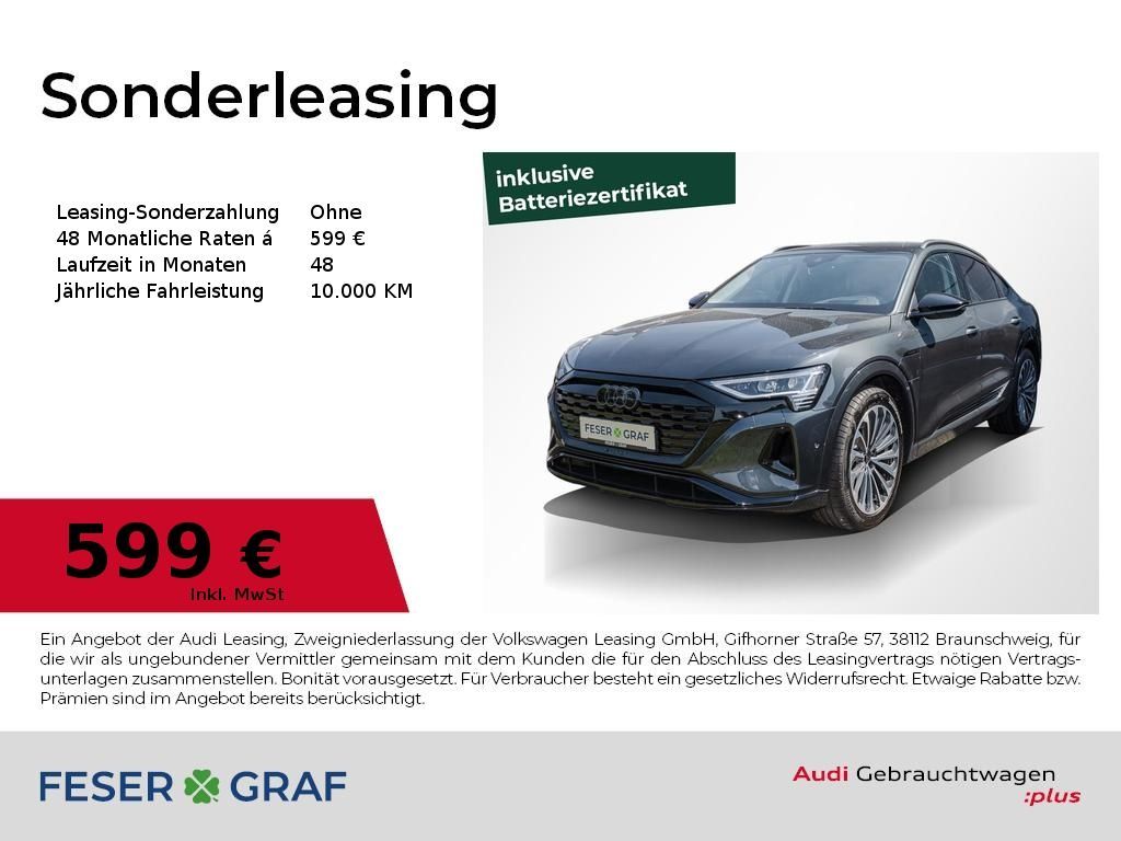 Audi Q8 Sportback 50 e-tron /Matrix/HuD/B&O/Pano/Opt. Leasing