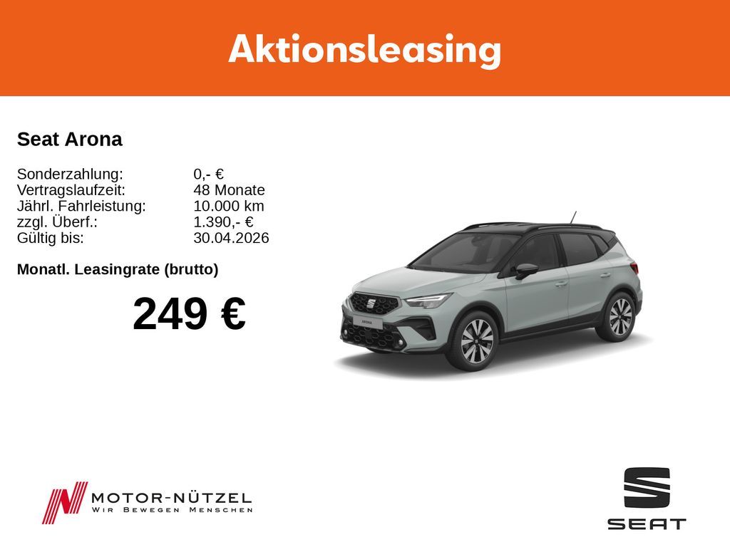 Seat Arona 1.0 TSI FR Leasing