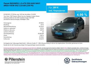 Volkswagen Passat BUSINESS 1.5 eTSI DSG AHK NAVI AREA-VIEW