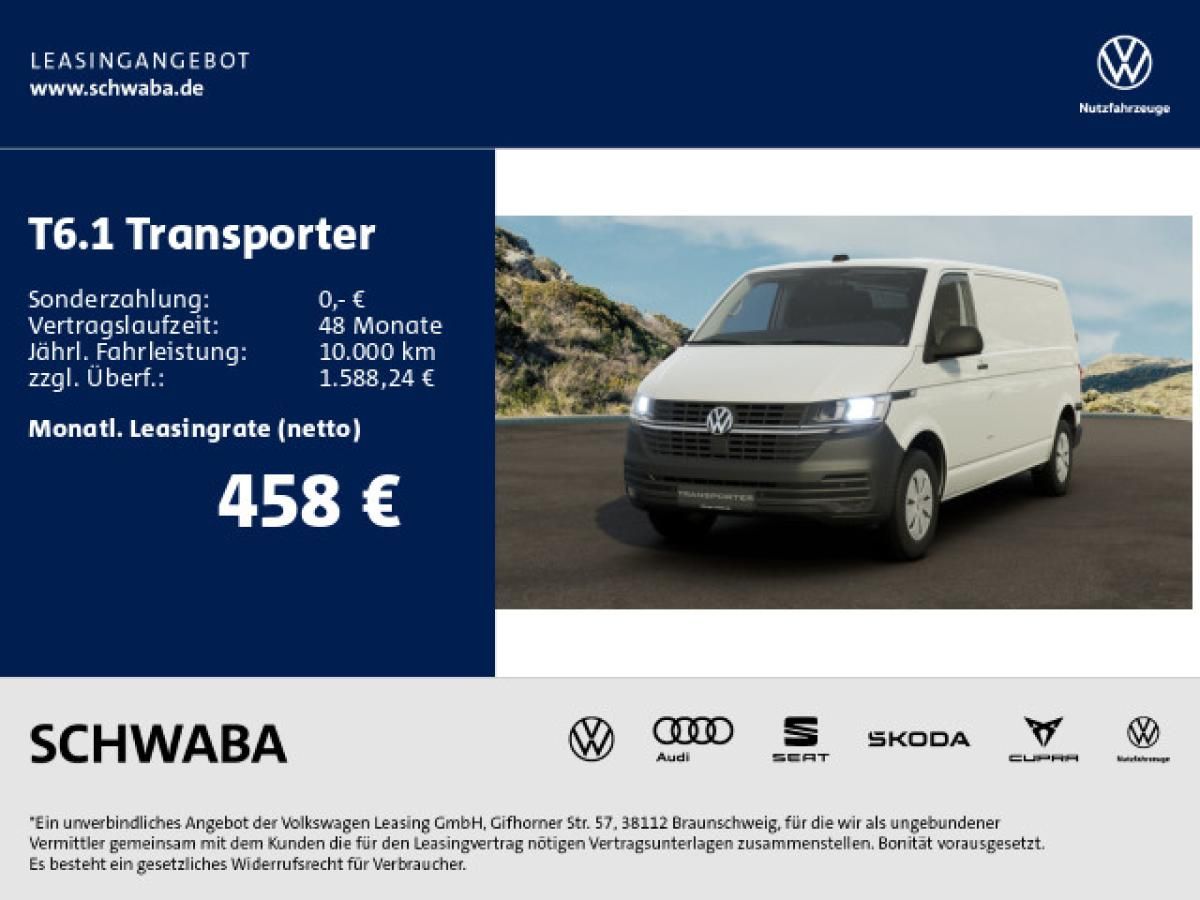Volkswagen T6.1 Transporter LR 2.0 TDI *Kurzzulassung* Leasing