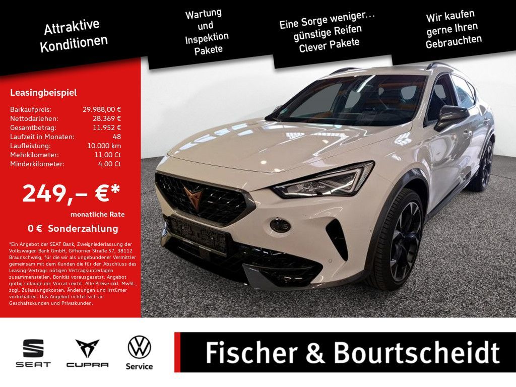 Cupra Formentor VZ 2.0 TSI 4Drive KAMERA NAVI ACC LED Leasing