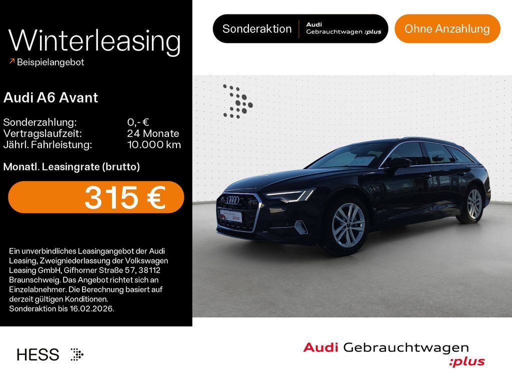 Audi A6 Avant 40 TDI advanced *AHK*LEDER*NAVI-PLUS*LE Leasing