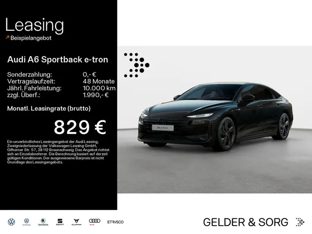 Audi A6 Sportback e-tron performance 270 kW *2027