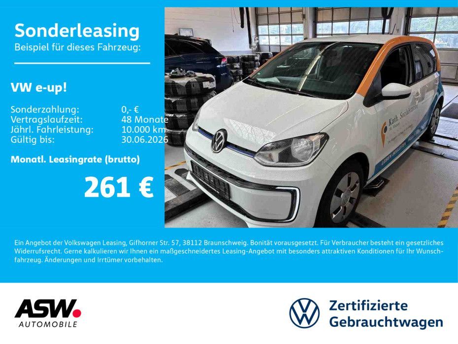 Volkswagen e-up! move up! Edition RFK KLIMA PDC GRA SHZ Leasing