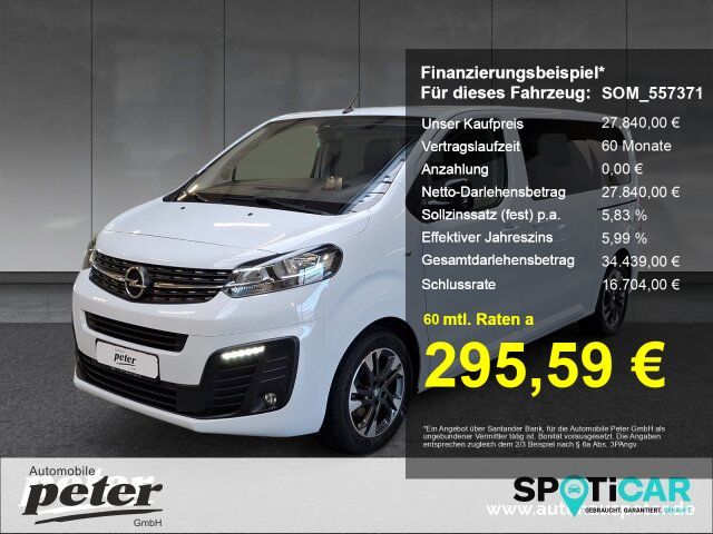 Opel Zafira Life 2.0 D M Edition 8-Sitzer Klimaautoma Leasing
