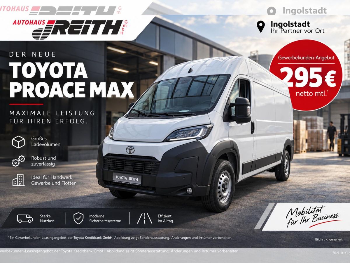 Toyota Proace Max Elektro L3H2 Work 35H 110KWh ❗️Bestellaktion ❗️Reith Gewerbewochen🛠️ Leasing