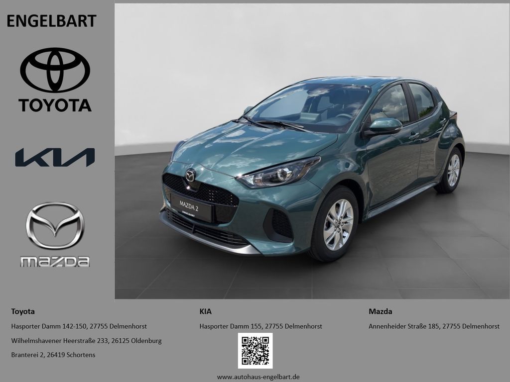 Mazda 2 Hybrid Prime-Line ACC Apple CarPlay Android Au Leasing
