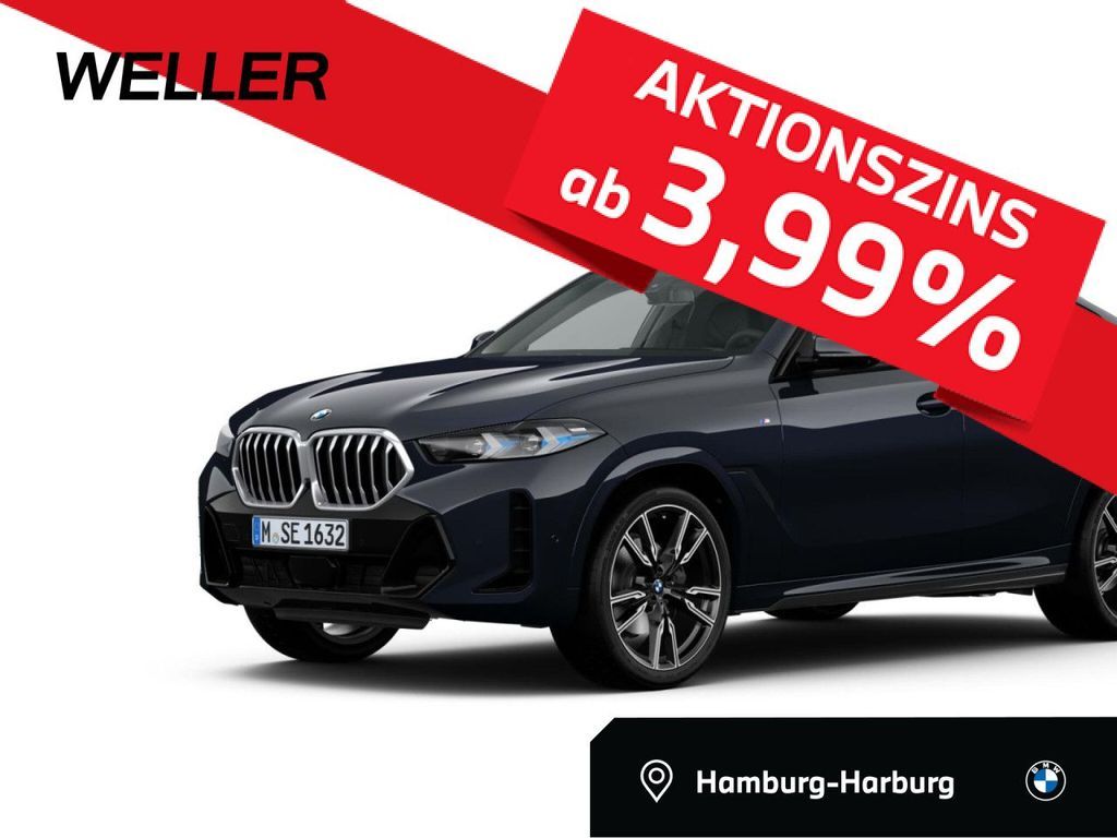 BMW X6 xDr 30d M SPORT Pano,AHK,StHz,Lea.o.Anz.689,- Leasing