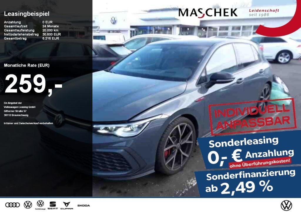 Volkswagen Golf GTI *Sonderleasing* Pano HUD Keyless IQLigh Leasing