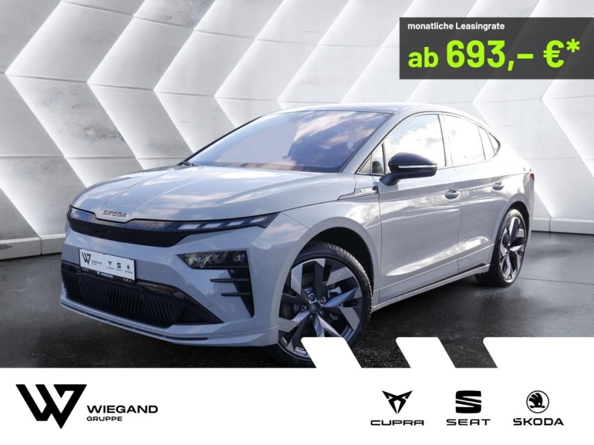 Skoda ENYAQ RS Lounge MATRIX-LED KEYLESS 360° PANO AHK *887* Leasing