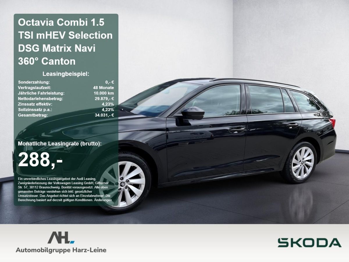 Skoda Octavia Combi 1.5 TSI mHEV Selection DSG Matrix Navi 360° Canton Leasing