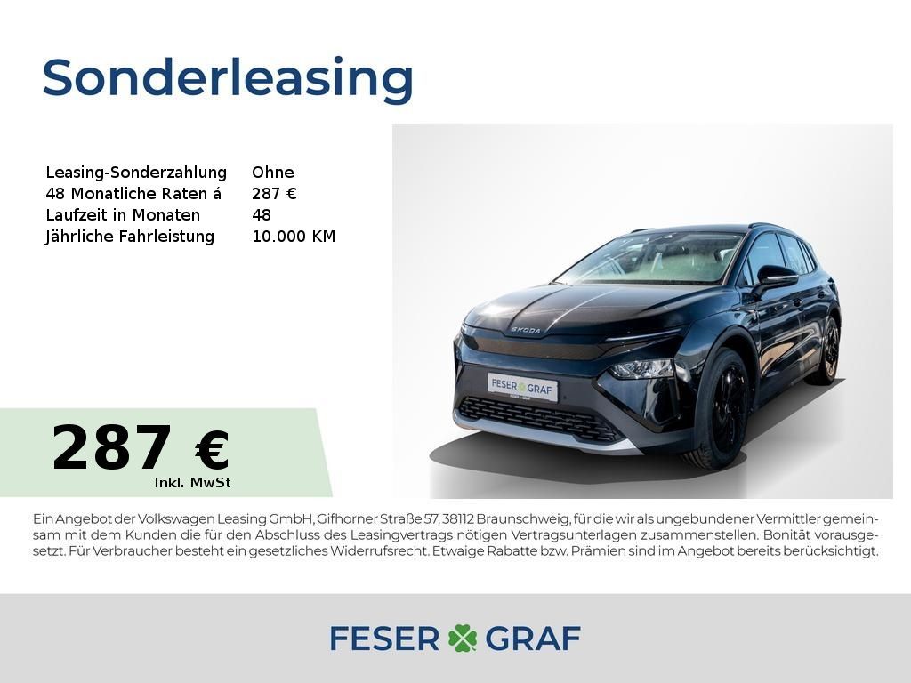 Skoda Elroq 50 Tour RFK/PDC/LED/TOT/SHZ/NAVI/TEMP Leasing