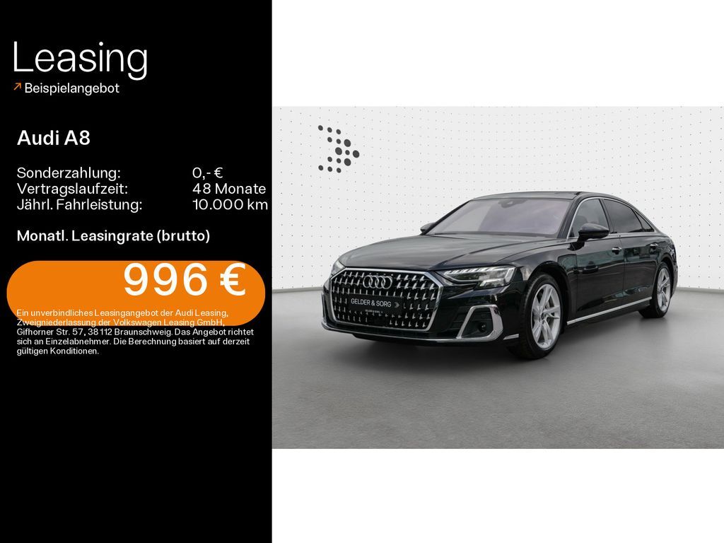 Audi A8 L 55 TFSI qu. AIR*B&O*Massage*HuD*Virt.*Pano* Leasing