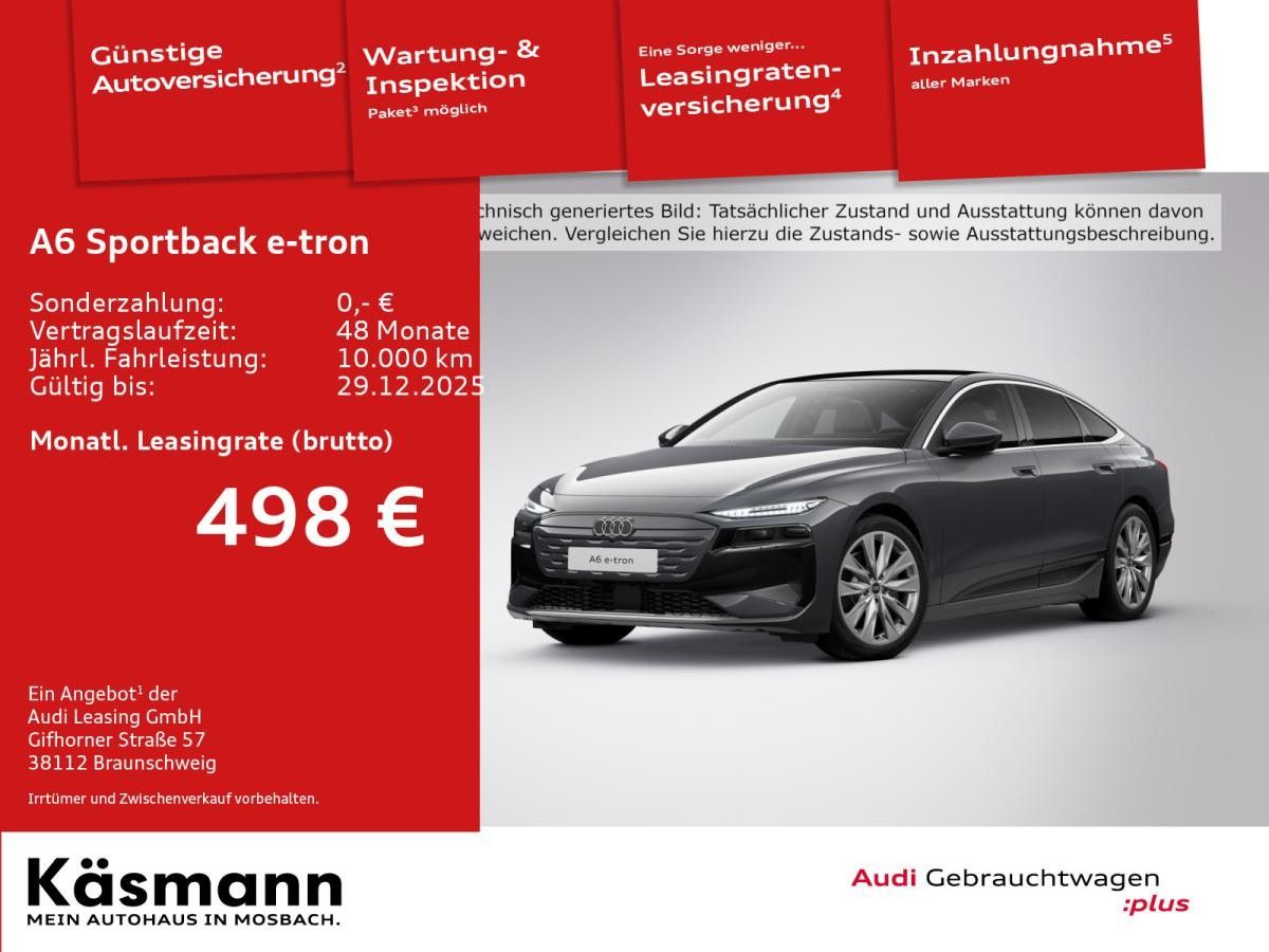 Audi A6 e-tron Sportback  S line 360° PANO MATRIX LUFT Leasing