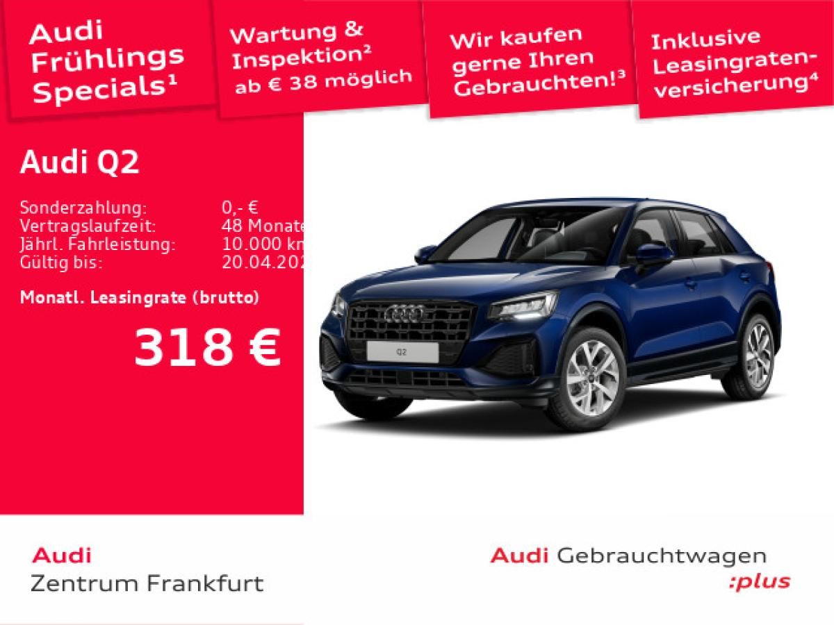 Audi Q2 35 TDI advanced S tronic LED Navi DAB VC PDC Leasing