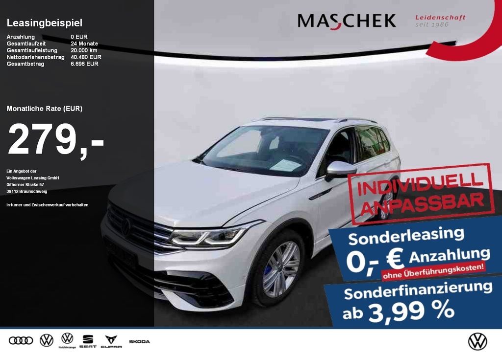 Volkswagen Tiguan R *Sonderleasing* *AKRAPOVIC* Pano Leder Leasing
