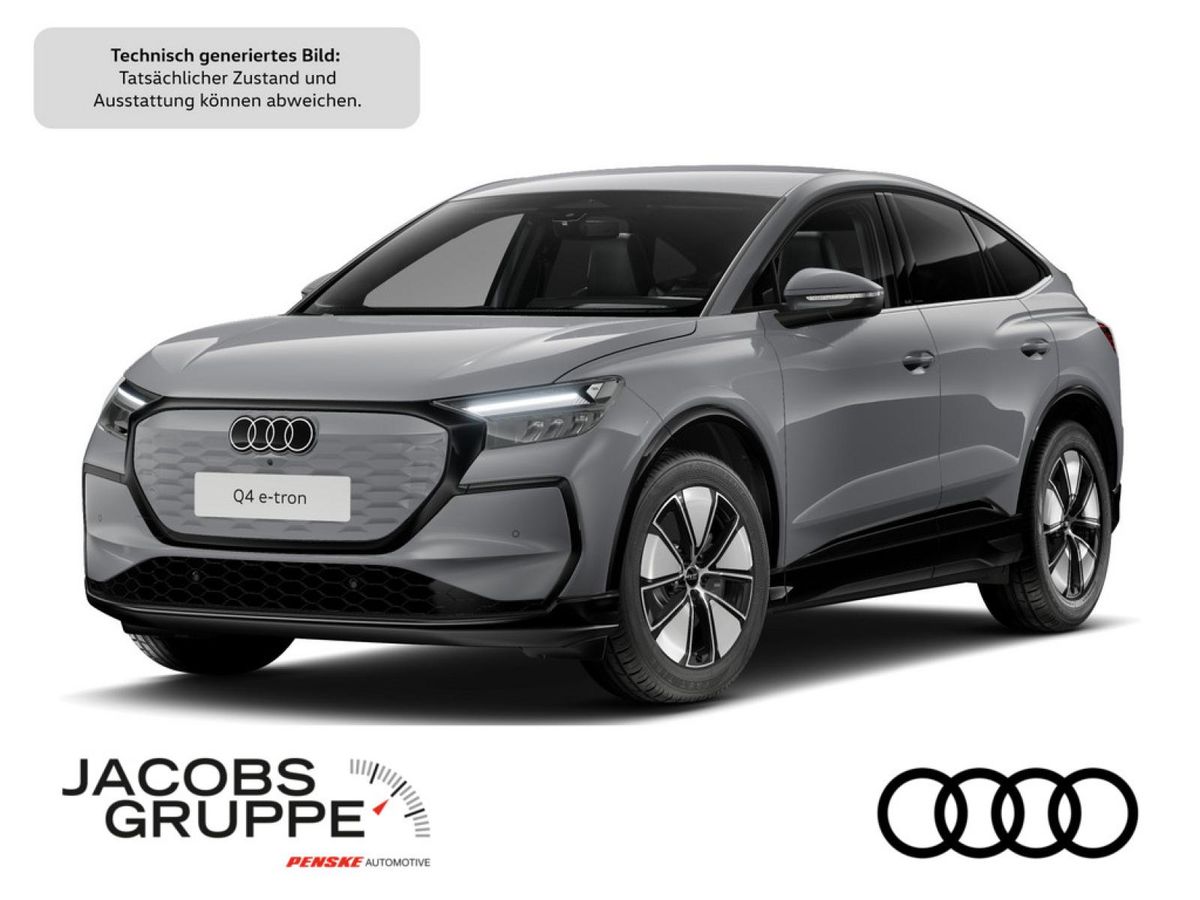 Audi Q4 e-tron Sportback S line/HuD/AHK/Wärmepumpe/ACC/Kam Leasing