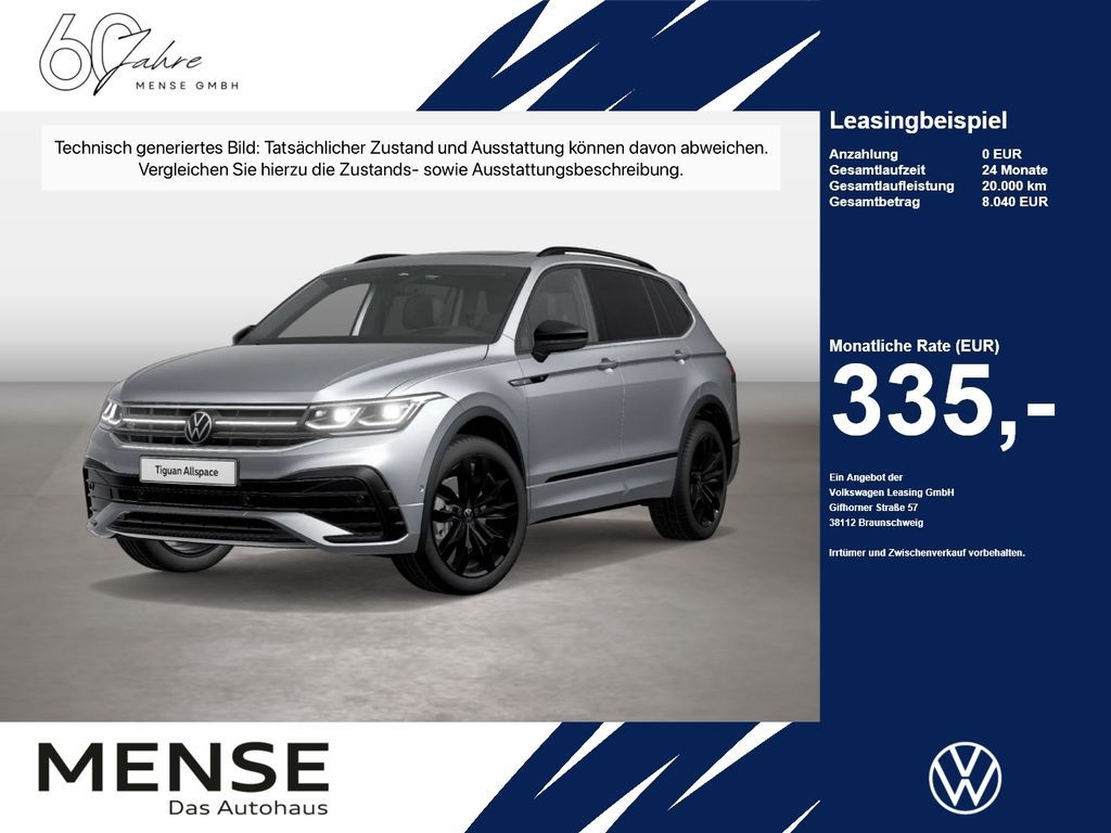 Volkswagen Tiguan Allspace 2.0TDI DSG 4-motion R-Line h/k Leasing