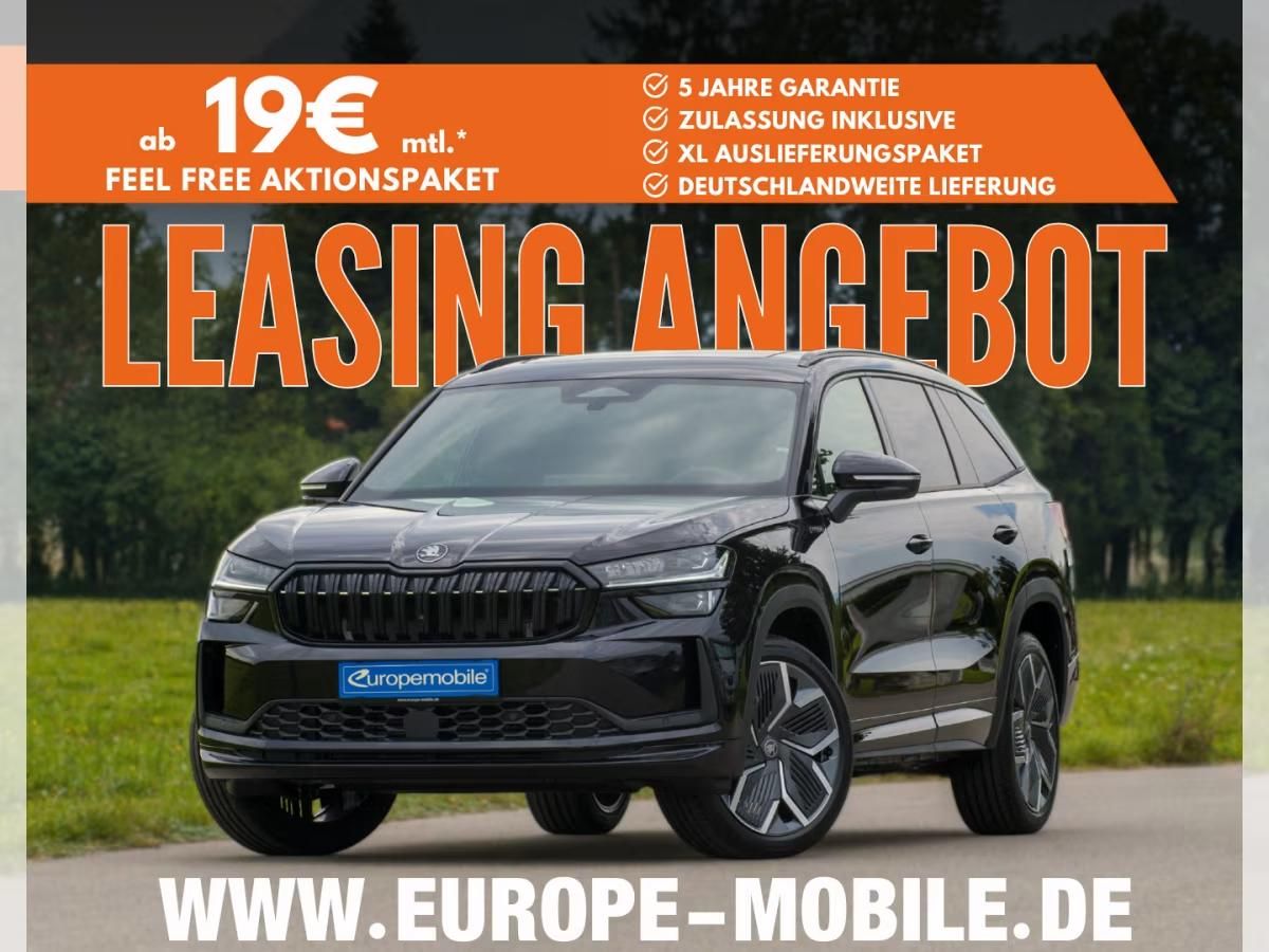 Skoda Kodiaq 2025 SPORTLINE 2.0 TDI DSG 4x4 142 kW (UVP 63.960€/SOFORT) 7-SITZE/PANO/MATRIX/NAV/KESSY/AHK/20