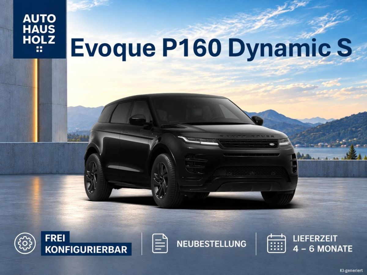 Land Rover Range Rover Evoque NEUBESTELLUNG - P160 DYNAMIC S - FAHRASSITENZPAKET - 19 ZOLL BLACK - SHZ - BLACKPACK Leasing