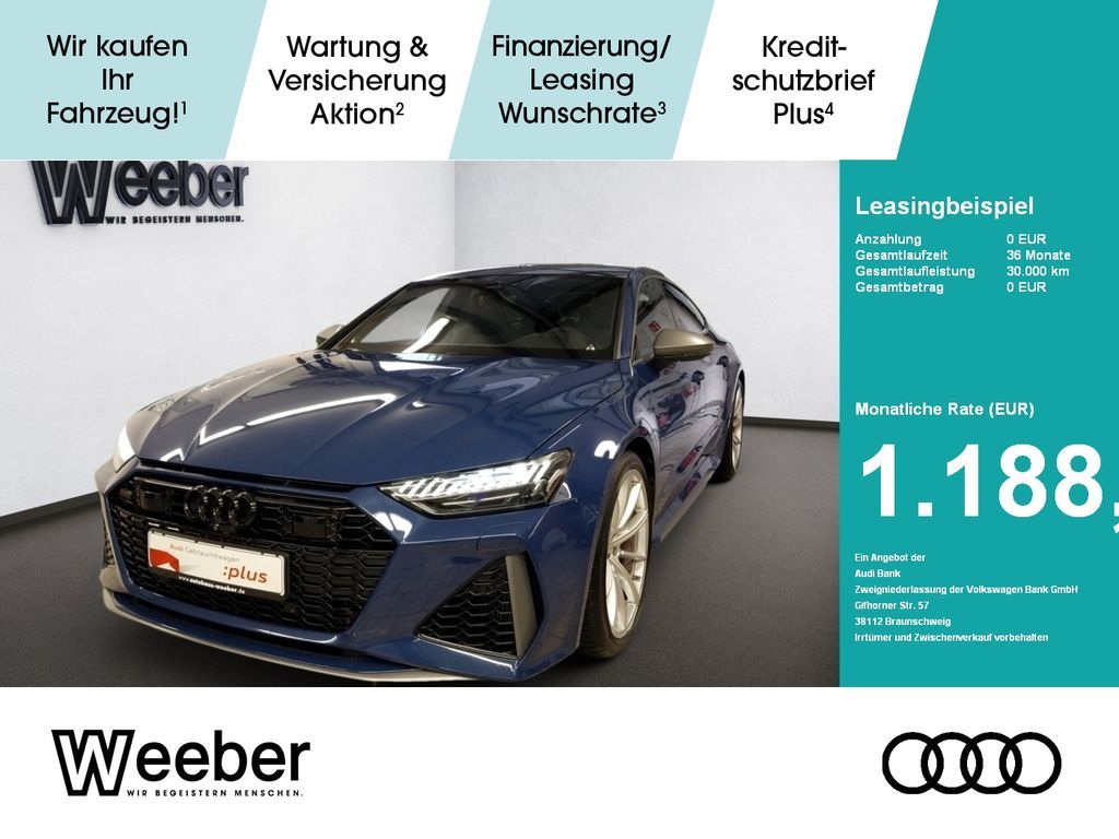 Audi RS 7 Sportback performance MATRIX*LEDER*B&O*S-AG Leasing
