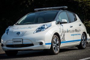 Diese Version des Elektroauto Nissan Leaf kann autonom fahren. Bildquelle: Nissan