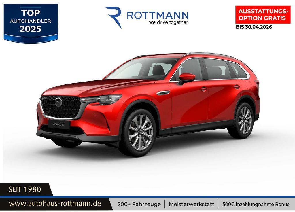 Mazda CX-80 e-SKYACTIV D 254ps Aut. AWD EXCLUSIVE-Line Leasing