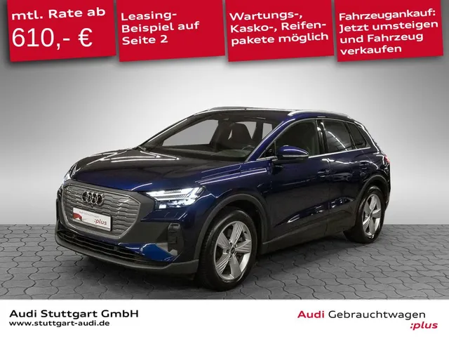 Audi Q4 e-tron 45 quattro Matrix LED Kamera AHK Navi+