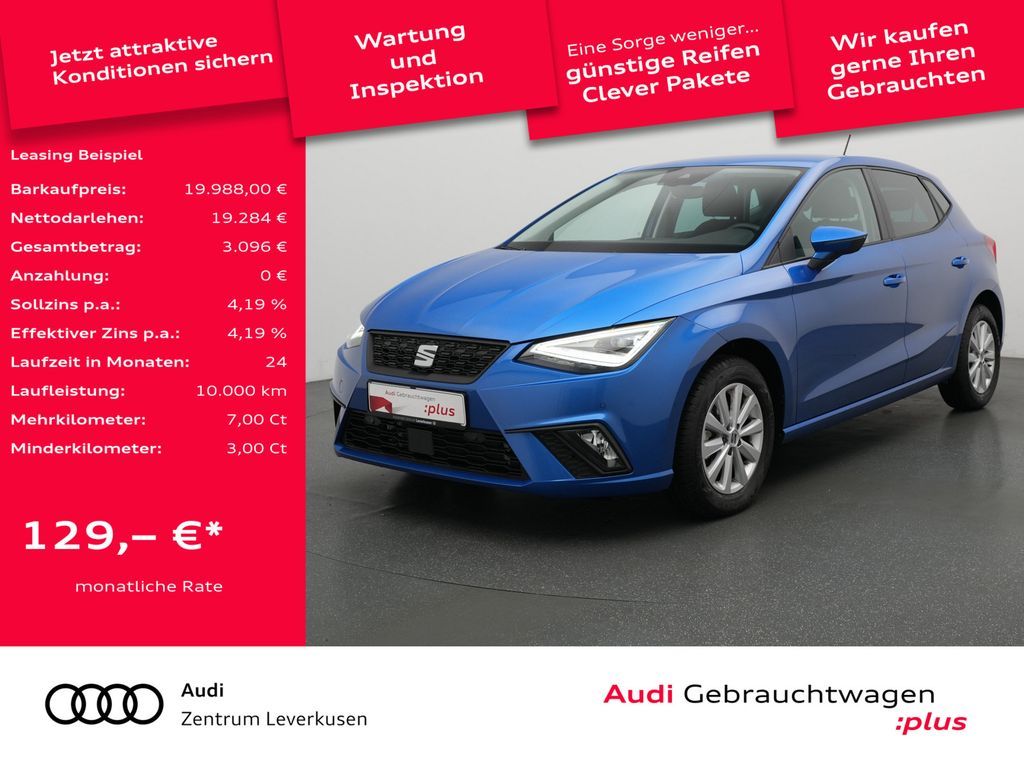 Seat Ibiza Style NAVI VIRT ACC KAM CARPLAY SHZ LED Leasing