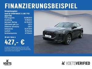 Audi Q3 SPORTBACK S-LINE TFSI QUATTRO LED PLUS+NAVI