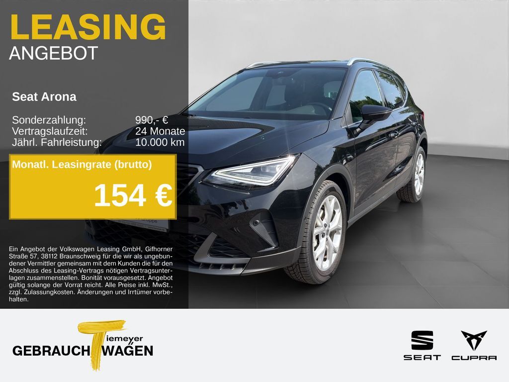 Seat Arona 1.0 TSI DSG FR NAVI ACC PARKL SH GJR Leasing