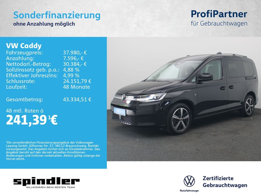 Volkswagen Caddy Kombi Life DSG/ Navi, ParkAssist, AHK, LED Leasing